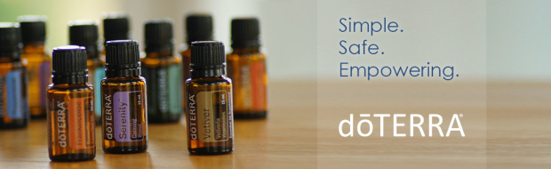 bottles of doTerra.