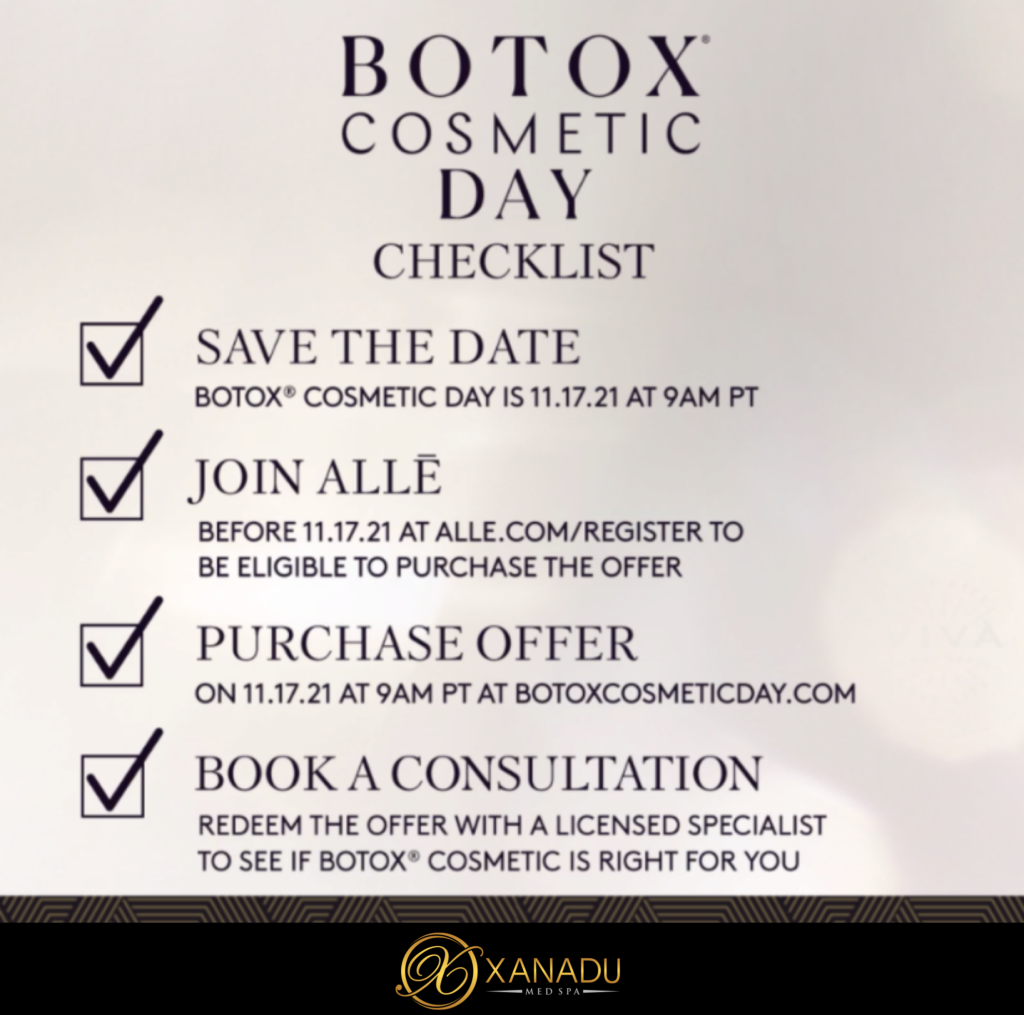 National Botox Day Checklist